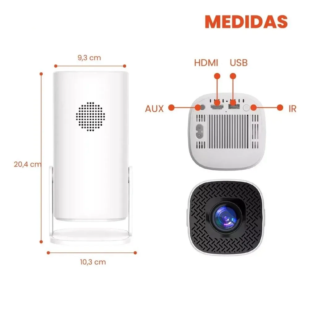 Proyector De Pantalla Android Tv P30 Aud imagen 3