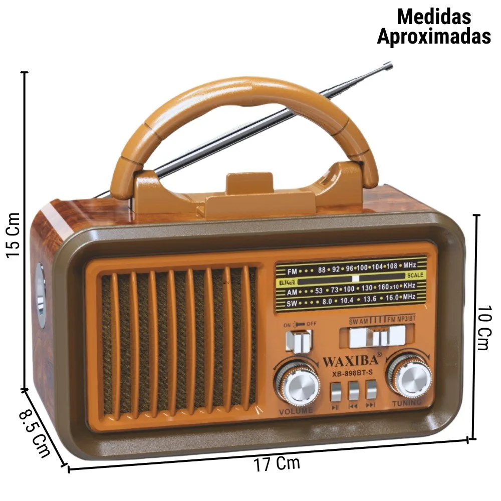 Radio Parlante Retro Vintage imagen 3