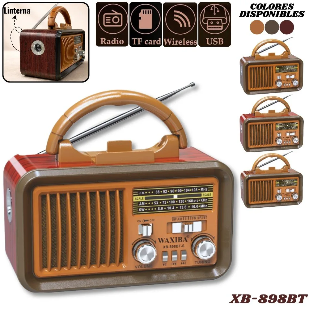 Radio Parlante Retro Vintage imagen 4