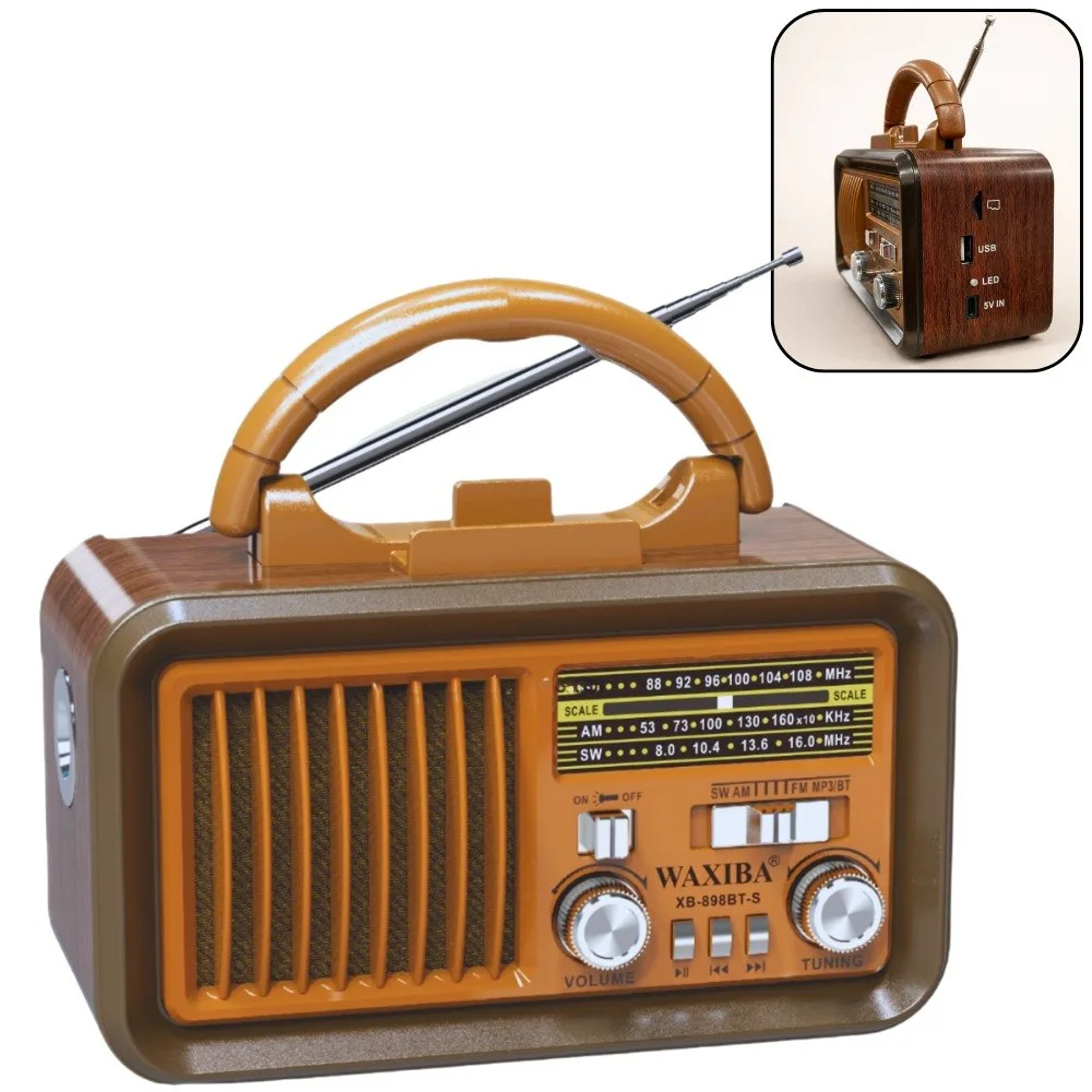 Radio Parlante Retro Vintage imagen 2
