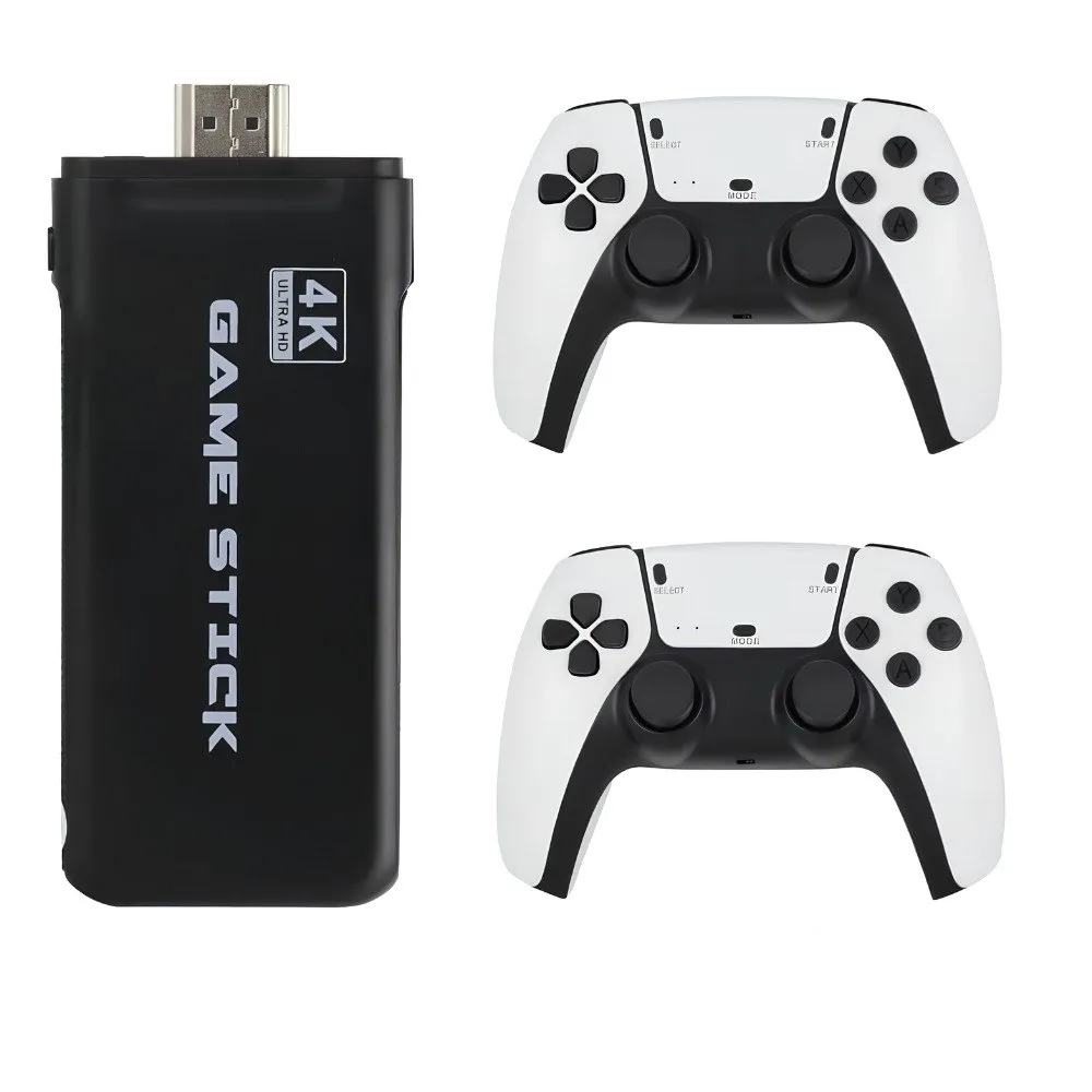 Consola Game Stick 4K Ultra HD + 2 Mandos Inalámbricos - Pago Contra Entrega imagen 2