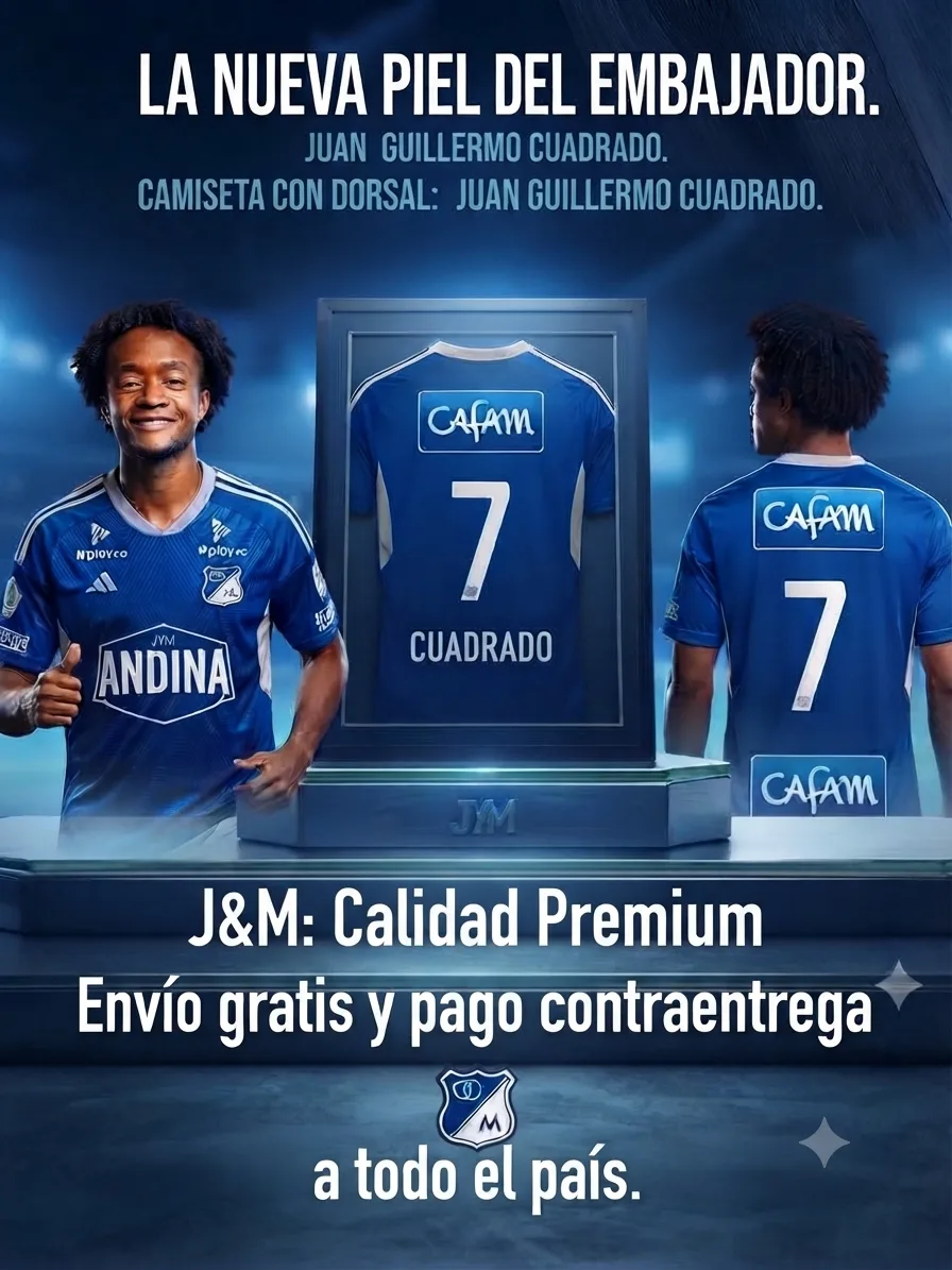 Camiseta Millonarios FC local 2026