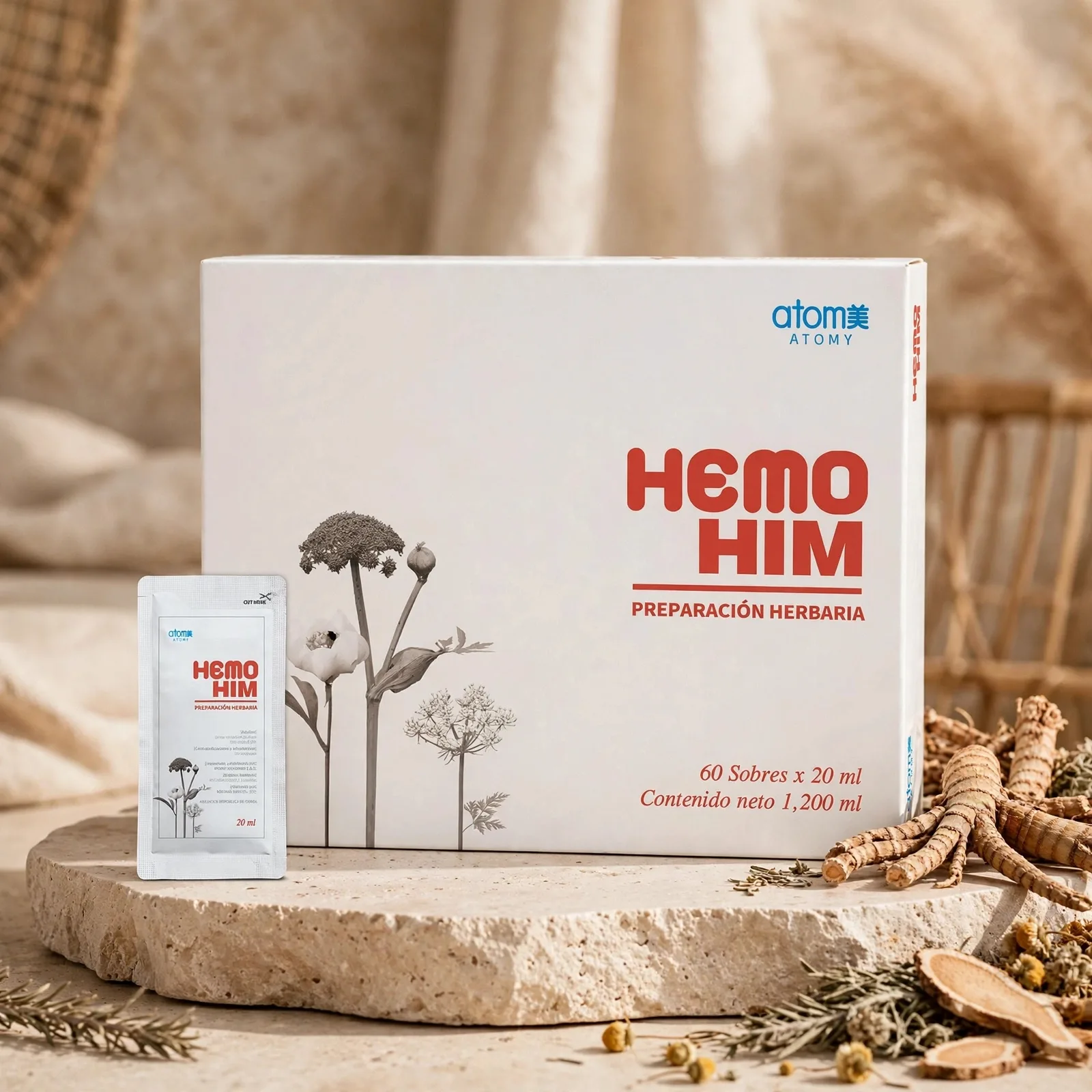 🔥 ATOMY HEMOHIM ORIGINAL - 60 SOBRES x 20ml 🔥 ✅ 100% ORIGINAL imagen 2