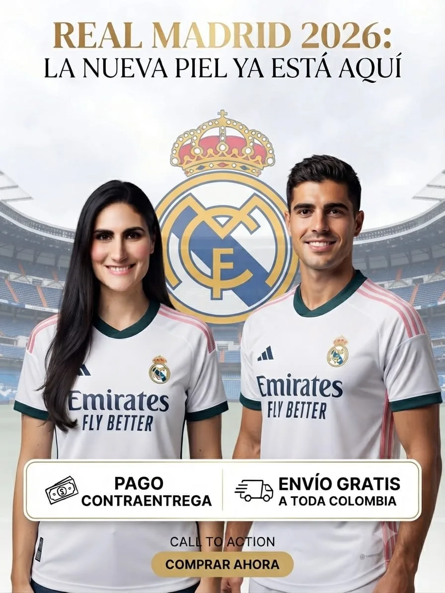 CAMISETA REAL MADRID LOCAL 2026–2027 imagen 7